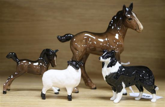 A group of Beswick animals (4)